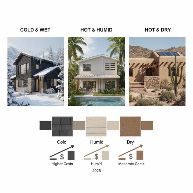 Featured image for Climate Zone Drives Siding Costs More Than Material