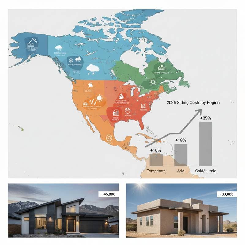 Featured image for Climate Zones Add 10-25% to Siding Replacement Costs