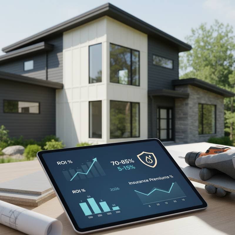 Featured image for Fiber Cement Cuts Insurance Bills 5-15% in 2026