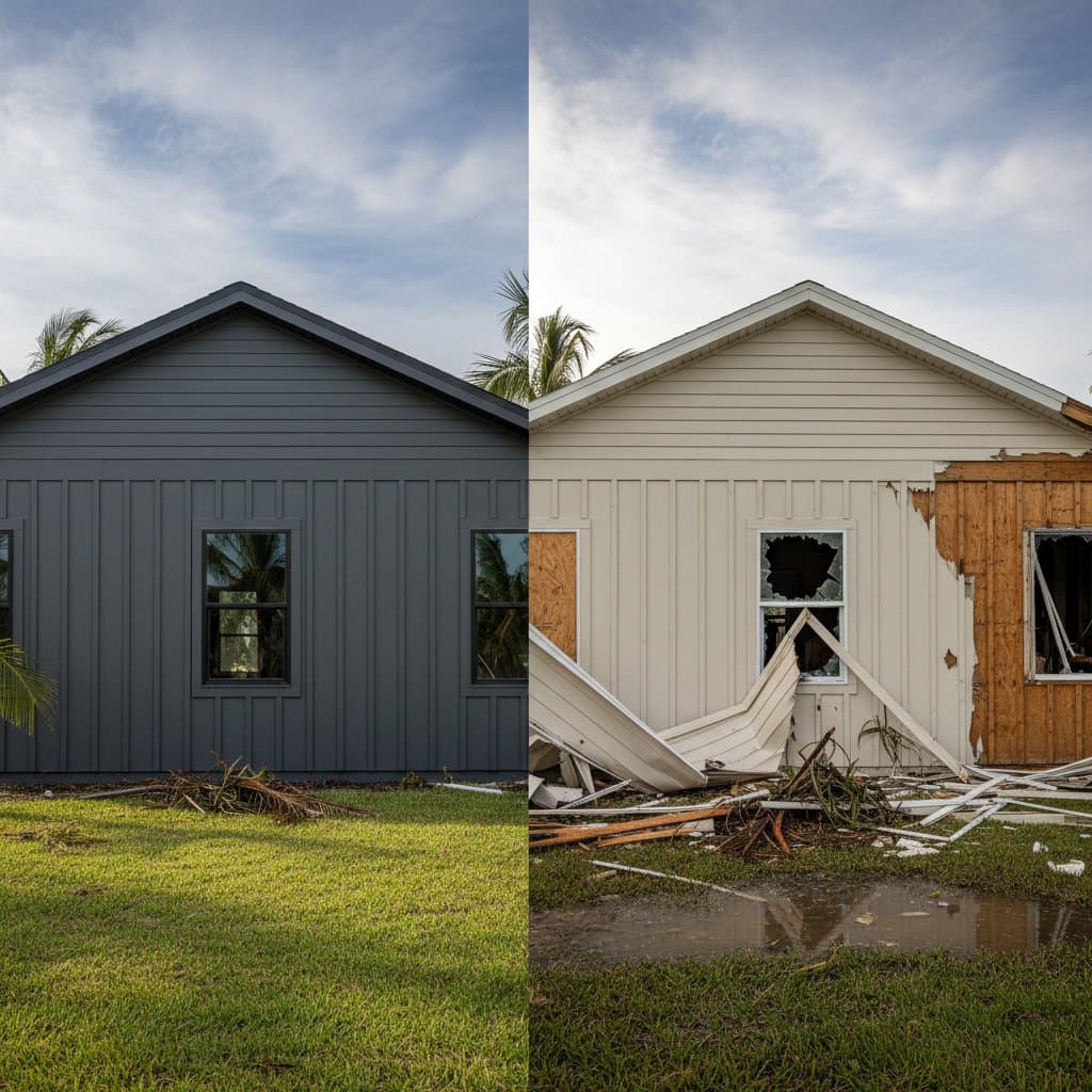 Featured image for Fiber Cement Costs Double But Survives Hurricane Impact