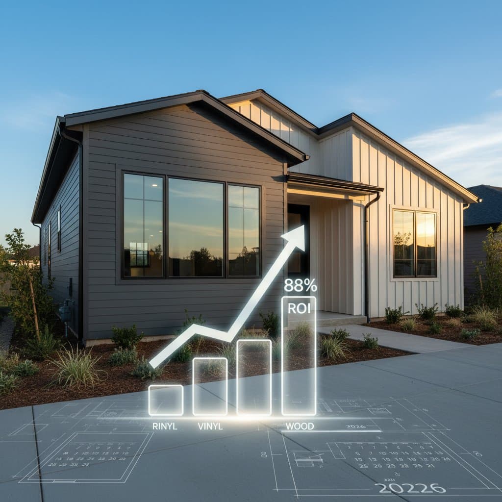 Featured image for Fiber Cement Siding Returns 88% at Resale in 2026