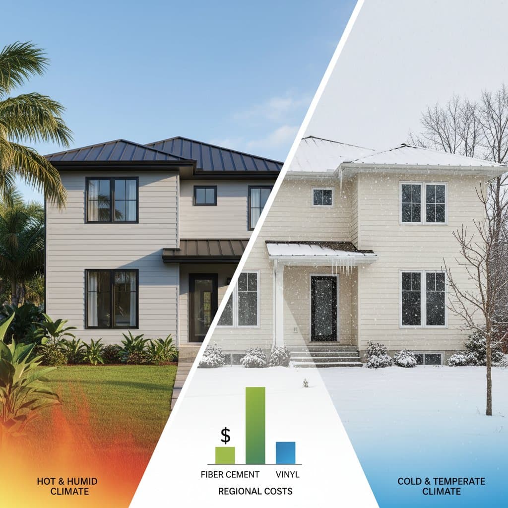 Featured image for Fiber Cement vs Vinyl: Which Survives Your Climate