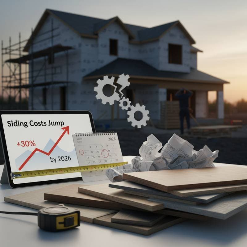 Featured image for Siding Costs Jump 30% as Material Shortages Hit