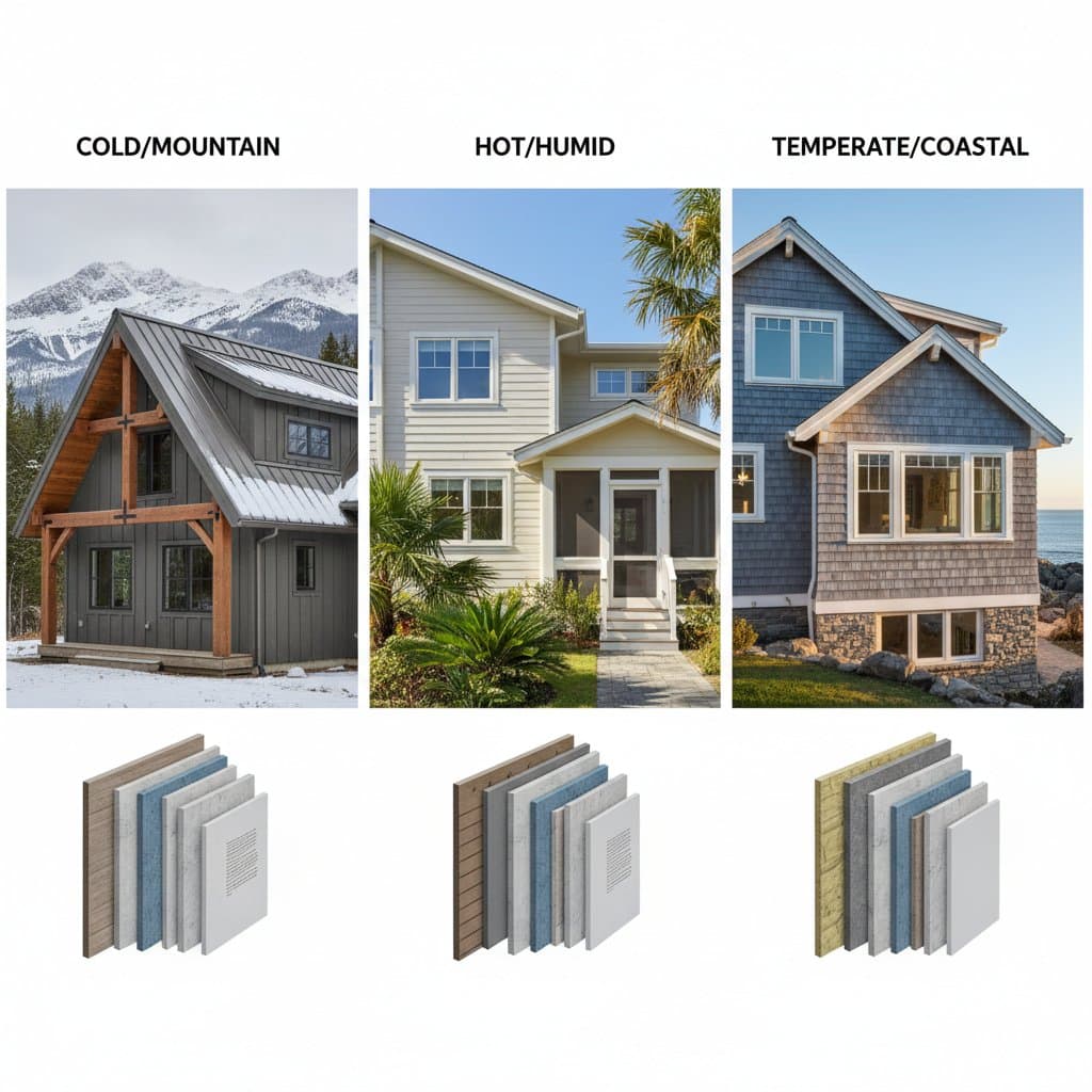 Featured image for Why Climate Zones Pick Your Best Siding Option