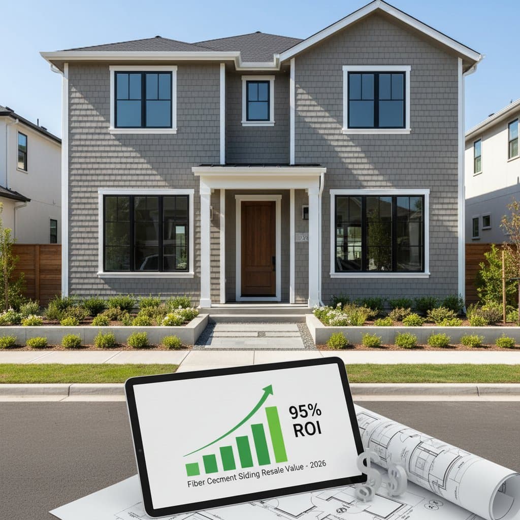 Featured image for Fiber Cement Siding Returns 95% at Resale in 2026