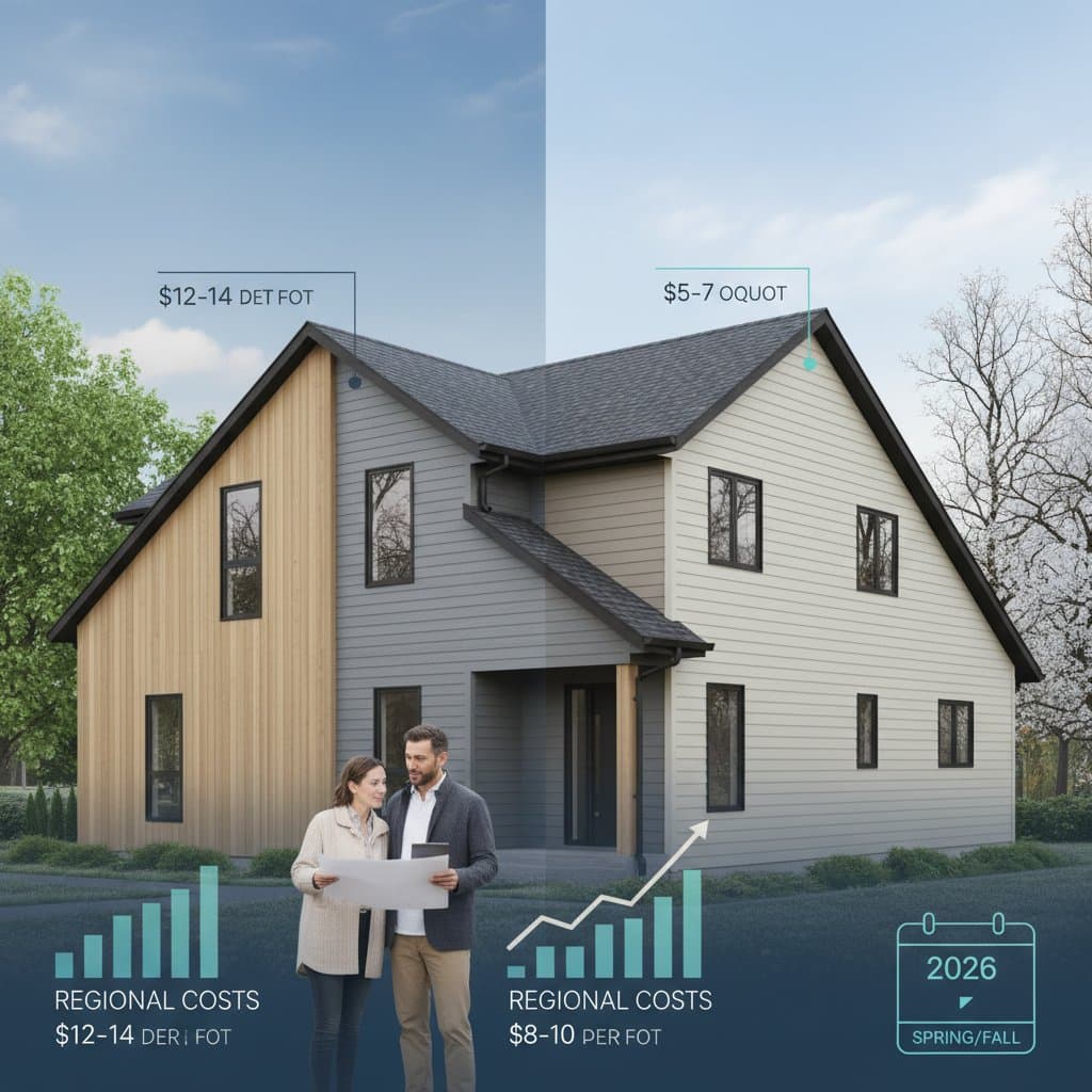 Featured image for 2026 Siding Costs: $5-14 Per Square Foot by Region