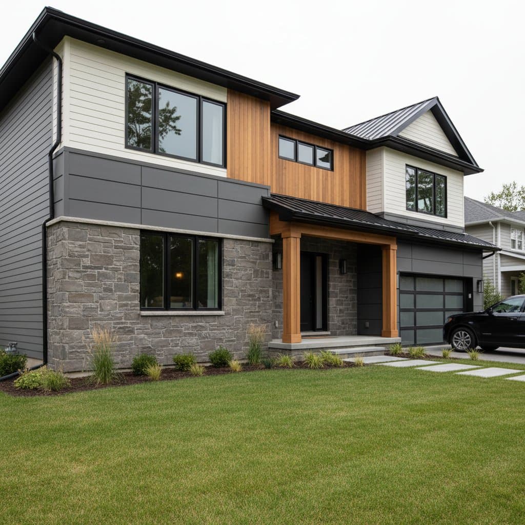Featured image for Why Mixed Siding Beats Single-Material Exteriors