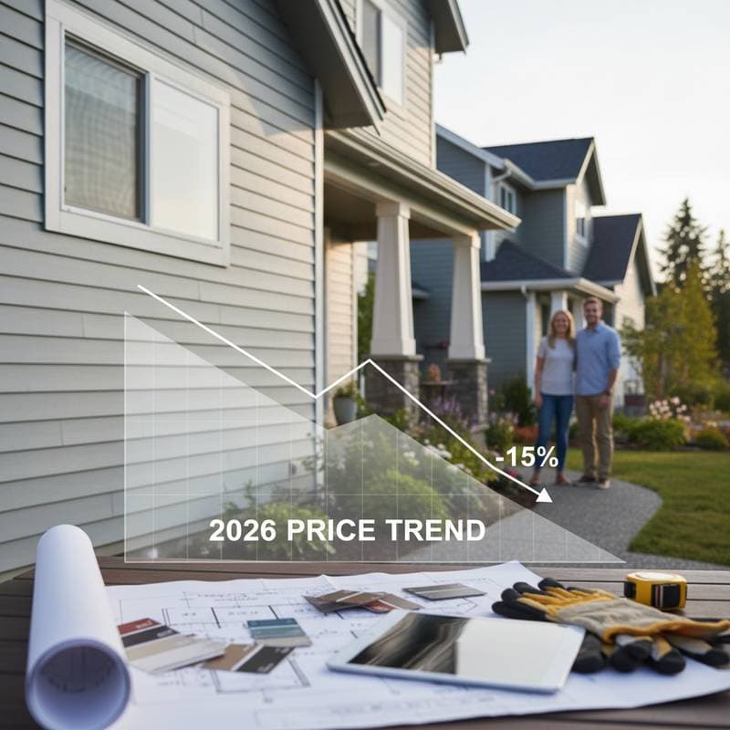 Featured image for Why Vinyl Siding Drops 15% in 2026: Big Shifts