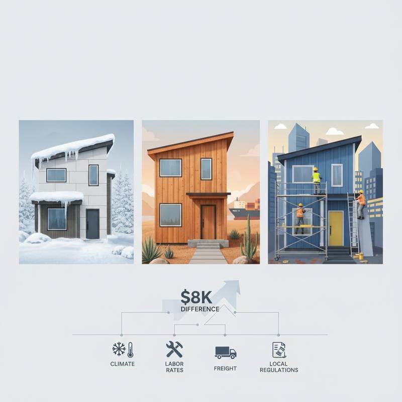 Featured image for Why Location Adds $8K to Siding Costs in 2026