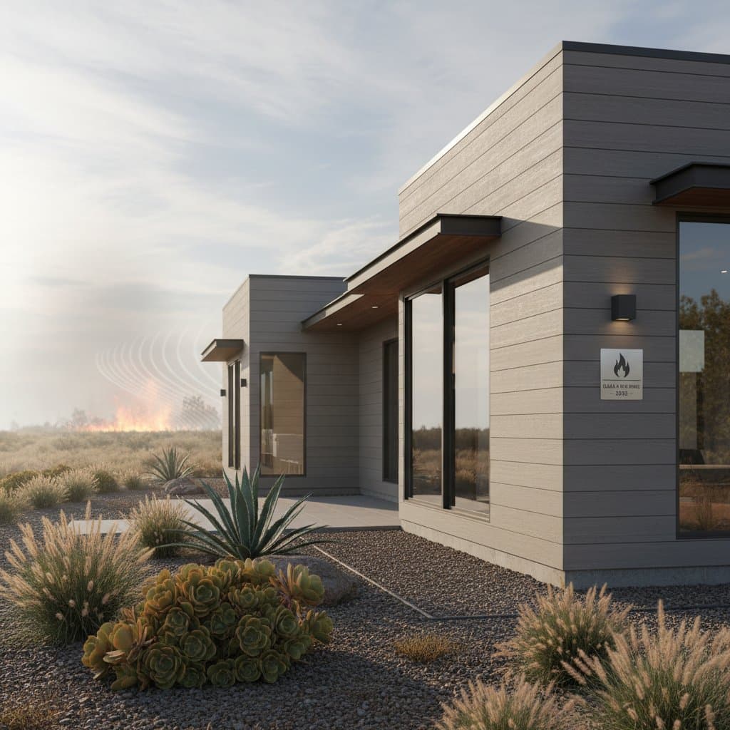 Featured image for Fire-Resistant Siding Cuts Wildfire Ignition Risk